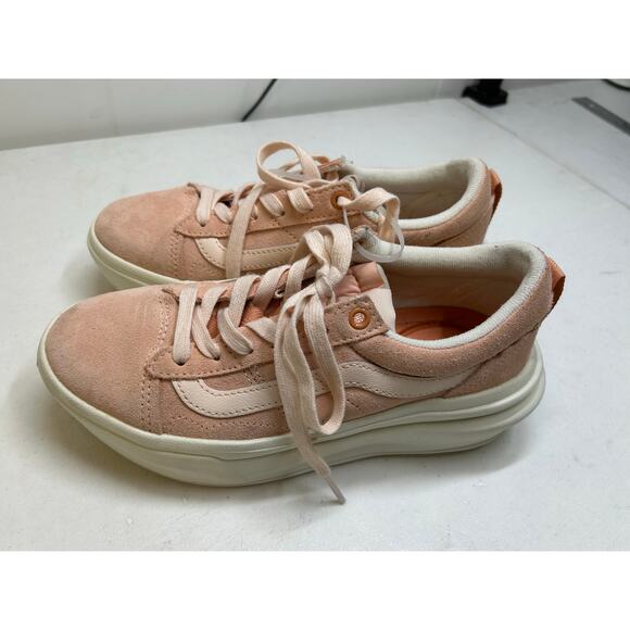 NEW! Vans Old Skool Overt CC Plus 'Pink/White' in women’s 6.5. NWOB - Picture 2 of 8